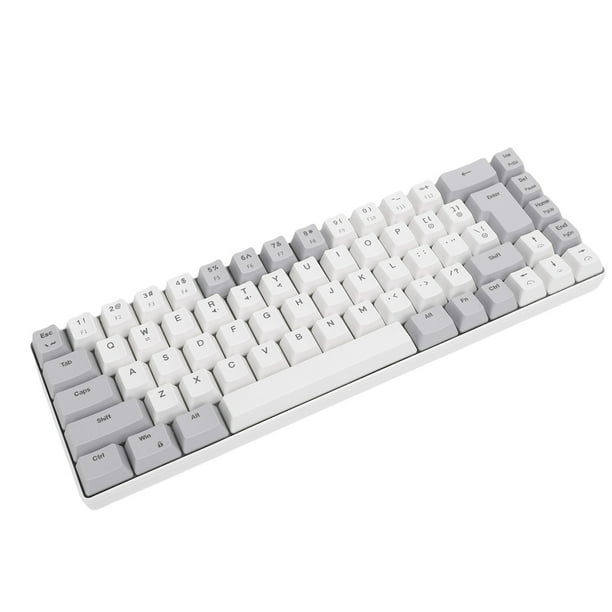 60 Por Ciento De Teclado, Teclado De Juegos Con Cable De Retroiluminación De RGB, 68 Teclas Teclado Mecánico Compacto Con Anti Fantasmas Para La Escritura De Laptop De