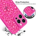 thumbnail image 4 of Funda iPhone 12 Pro Max KANGHAR con estampado de leopardo rosa intenso, 4 of 6