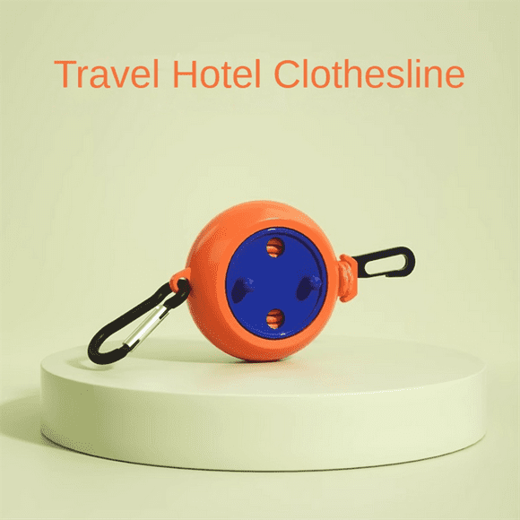 Portable Travel Clothesline, Retractable Clothesline for Indoor Clothesline and Outdoor Camping Clothesline