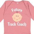 thumbnail image 4 of Inktastic Future Track Coach Occupation Boys or Girls Long Sleeve Baby Bodysuit, 4 of 5