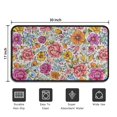 thumbnail image 5 of Pioneer Flower Floral Print Pattern Door Rugs,Washable Non Slip Door Mats Indoor,Decorative Door Mats,Entry Mat Indoor for Entrance,Bedroom,Kitchen,Bathroom,30"x17", 5 of 6
