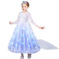 thumbnail image 3 of Vestido de princesa de manga larga con luces para Halloween, falda de disfraz blanca, 3 of 6
