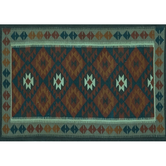 Ahgly Company Indoor Rectangle Oriental Light Blue Traditional Area Rugs, 8' x 10'
