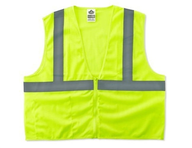 Yellow Reflective Safety Vest with Storage Bag 10 pieces 