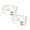 White, variant on 1 Pc Portable Clear Storage Box with Handle, Reusable Tool Organization Case, Plastic Carrying Case, Heavy Duty Plastic Organizer Bin for Tablet Home Desktop, 7.67"x4.33"x4.52", White