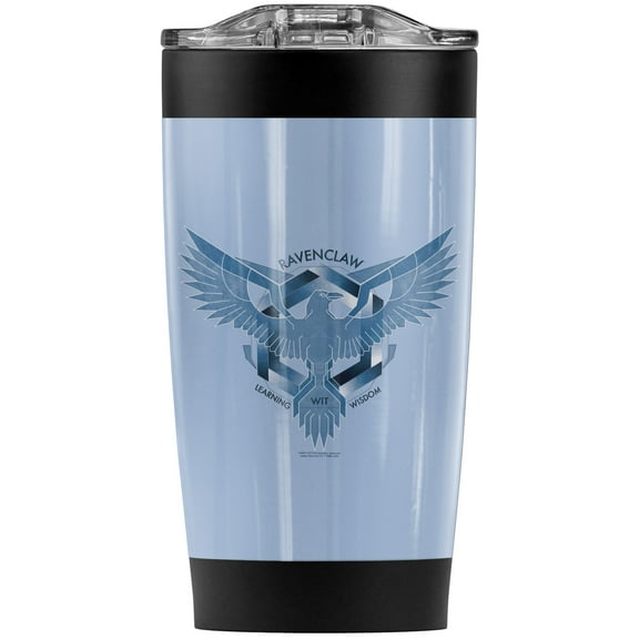 Harry Potter Ravenclaw Learning Wisdom Wit Stainless Steel Tumbler 20 oz Coffee Travel Mug/Cup, Vacuum Insulated & Double Wall with Leakproof Sliding Lid | Great for Hot Drinks and Cold Beverages