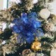 thumbnail image 5 of Flores Artificiales 10 piezas de flores artificiales de Navidad que cuelgan DIY para suministros de fiestas y vacaciones (azul) Likrtyny libre de BPA, 5 of 6