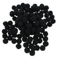 thumbnail image 4 of Miangastore Bulk Pom Poms For Crafts Polyester Black 500Pcs 1In Fuzzy Pompoms, 4 of 9