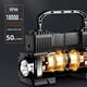 thumbnail image 4 of Compresor de Aire para Coche de 12V y Doble Cilindro | Inflador de Neumáticos Portátil con Luz de Emergencia LED | Medidor de Presión Preciso | 150 PSI | Inflado Rápido para Autos, Bicicletas, 4 of 9
