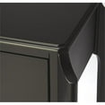 thumbnail image 3 of Home Square Transitional Rubberwood Nightstand in Black - Set of 2, 3 of 8