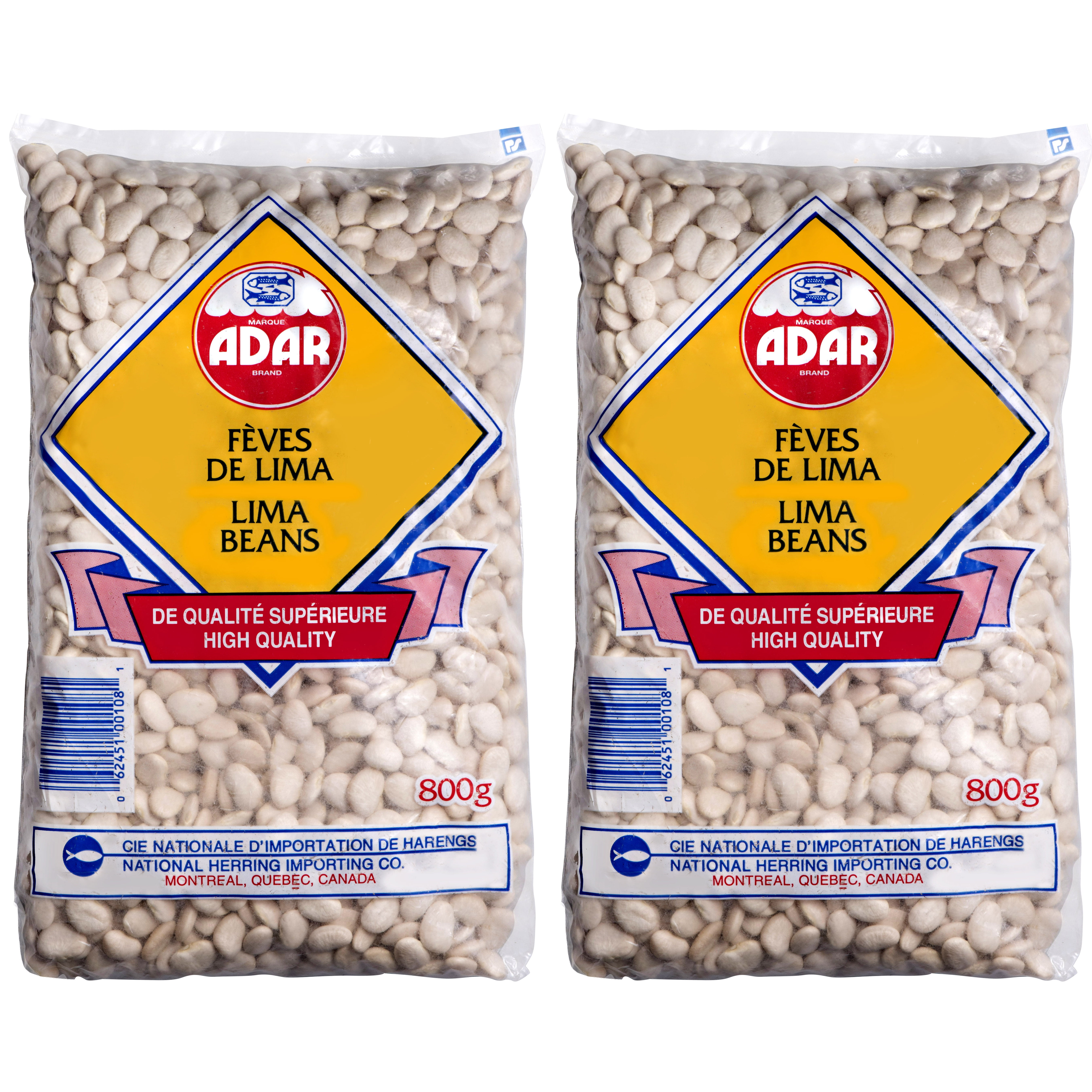 Baby Lima Beans 3.5 Pounds, 2 Packs (each pack 28 oz) Total 3.5 LB