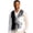Black White Floral, variant on Men's Formal Suit Vest Slim Fit Vests 3 Pockets Fashion Soft for Men V Neck Waistcoat Business Wedding Casual with Leaves Hunting Camo Print