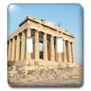 3dRose Parthenon, Ancient Architecture, Acropolis, Athens, Greece - EU12 PRI0107 - Prisma - Double Toggle Switch (lsp_81845_2)