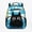 Black Cat Pattern, variant on Angel Cat Pattern Design Kid Backpack 13.5 Inch with Handle Polyester Kids Preschool Durable Polyester Backpack for Outdoor Kindergarten