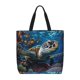 thumbnail image 1 of Fotbe Ocean Coral Turtle Bolsa Tote con Estampado para Mujer, Bolsos con Cremallera, Bolsa de Hombro Casual de Gran Capacidad con Bolsillos Internos, 1 of 7