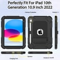 thumbnail image 4 of Funda BMOUO para iPad 11.ª generación (11") 2025 con soporte, color negro, 4 of 8
