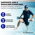 thumbnail image 4 of THERABAND Water Weights, Aquatic Dumbbells for Pool Fitness, Pair, Red Light Resistance Level, for Pool Exercise and Water Aerobics for Adults, Foam Pool Weights for Therapy and Fitness Workouts, 4 of 7