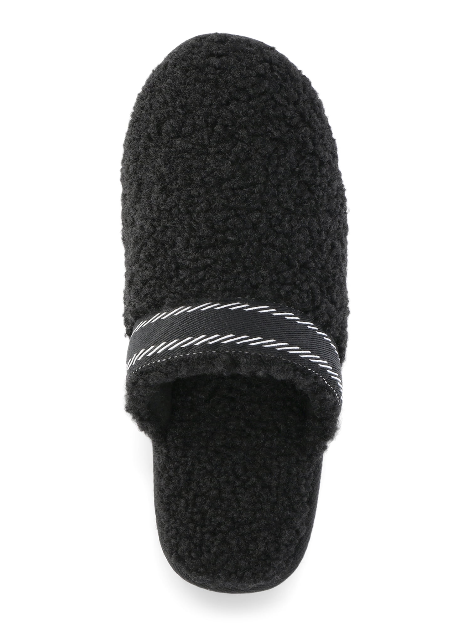 Joyspun Women’s Teddy Fleece Platform Clog Slippers