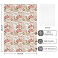 thumbnail image 2 of 2 Pcs Pioneer Flower Floral Print Pattern Kitchen Towels, Funny Microfiber Dish Towel Set, 18" X 26" Tea Towels, 2 of 6