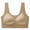 Beige-Bras for Women, variant on FNFYFH Womens Wireless Push Up Bras Full Support Lift Bralette Soft Workout Tank Bra Breathable Stay-in-Place Straps Tshirt Braletted