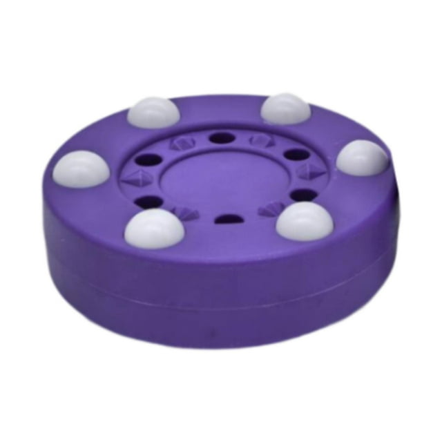 Siruishop Rondelle de Hockey à Roulettes Rondelle de Hockey de Rue Lisse Portable Rondelle de Hockey sur Glace Rondelle d'Entraînement pour Compétition Enfants Adultes Débutants