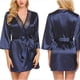 thumbnail image 4 of Sexy camisón mujeres niñas encaje albornoz camisón ropa de dormir vestido, azul, s seitruly AP001162-11B, 4 of 7