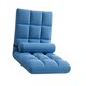 thumbnail image 4 of Silla suelo con respaldo, sillas plegables para adultos y niños, ideal para ver la televisión, para sala estar, sofá reclinable ajustable para Azul, 4 of 8