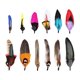 thumbnail image 4 of Disfraz de sombrero de plumas de vaquero para sombrero Fedora, 4 of 10