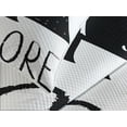 thumbnail image 4 of Ambesonne Adventure Quilted Bedspread Set 3 Pcs, Explore Wild Forest, King Size, Black White, 4 of 5