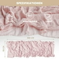 thumbnail image 6 of Sm:)e Blush Cheesecloth Table Runner 31 x 118 Inch Rustic Gauze Boho Chair Sashes for Bridal Shower Wedding Party Catering Home Decoration Supplies, 6 of 6
