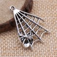 thumbnail image 3 of K-KED 90 Pcs Antique Silver Spider Charms Pendant 32X23MM C12935, 3 of 3
