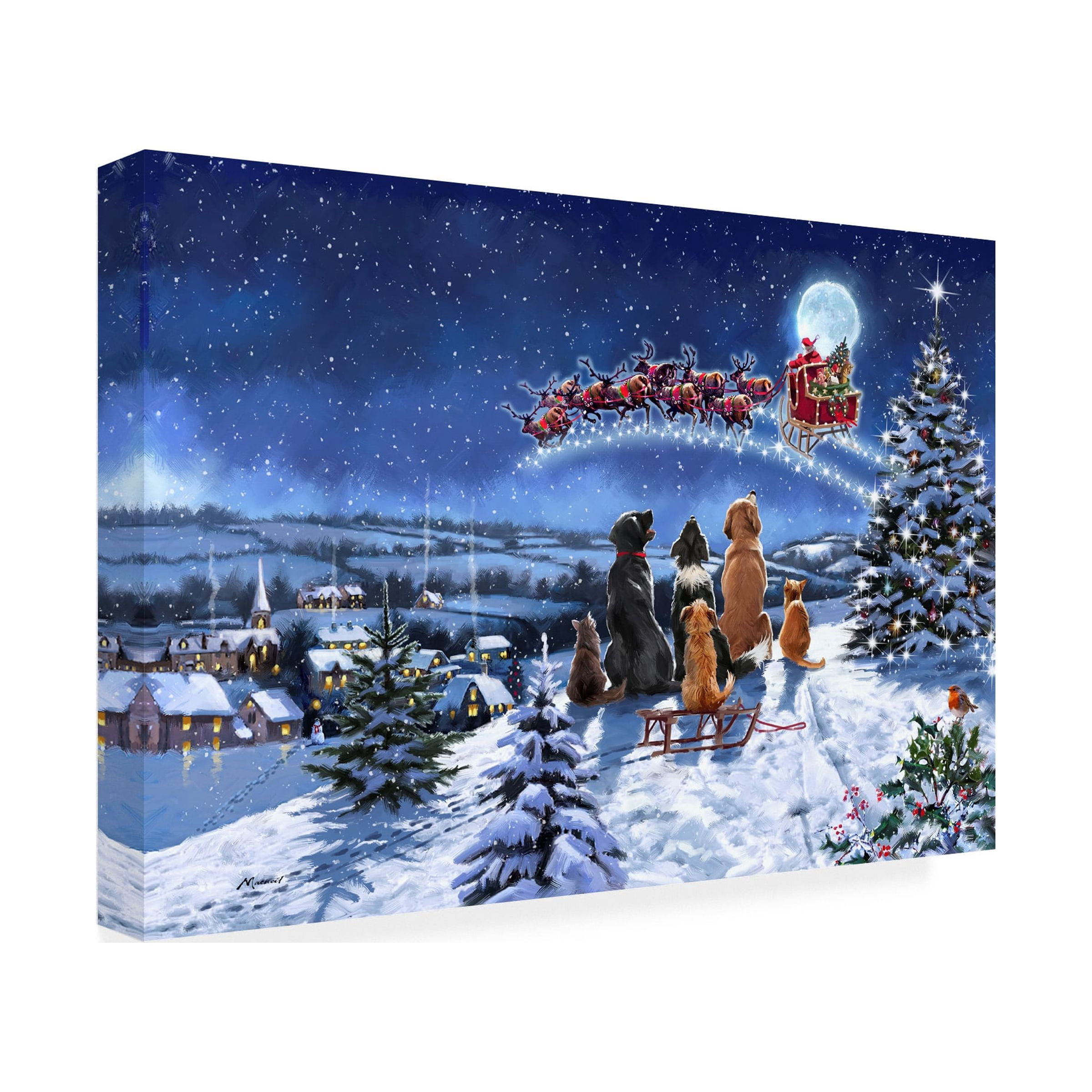 The Macneil Studio 'Midnight Meeting' Canvas Art