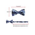 thumbnail image 3 of INSPIRE CHIC Men's Camouflage Patterned Pre-tied Bow Ties Cosplay Casual Blue, 3 of 4