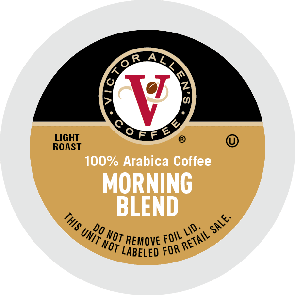 Victor Allen's Coffee Morning Blend KCup Coffee Pods, Light Roast, 100