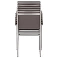 thumbnail image 4 of Pangea Home David 7 Pièces Moderne Cadre en Aluminium Salle à Manger Set in Gray, 4 of 18