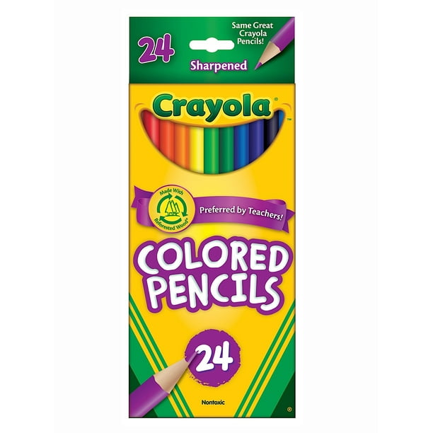 Crayola Colored Pencils Box Of 24 (Pack Of 4)