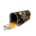 thumbnail image 5 of Yiaed Gothic Eastern Floral Skull Print Mailbox Covers, Magnetic Mailbox Cover, Mail Box Covers for Garden Outdoor Decor Box Covers-21x18 in, 5 of 8