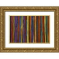 thumbnail image 1 of West, Todd 14x11 Gold Ornate Wood Framed with Double Matting Museum Art Print Titled - Chroma, 1 of 4