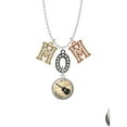 thumbnail image 2 of Delight Jewelry Silvertone Domed Music - Guitar Multi-Colored Crystal Mom Charm Necklace, 2 of 5