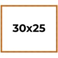 thumbnail image 2 of 30x25 Honey Brown Real Wood Picture Frame Width 0.75 inches | Interior Frame Depth 0.5 inches |, 2 of 8