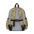 thumbnail image 3 of Tractor and Barns Green Pattern Backpack for School, Cute School Bag with Adjustable Shoulder Straps and Padded Back, 13.4"x11"x4.7", 3 of 5