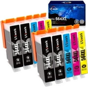 Uniwork Compatible Ink Cartridge Replacement for HP 564 564XL for Photosmart 6520 5520 4620 5510 C410a 6525 5514