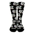 thumbnail image 2 of Kids Sports Socks Six Seven 6 7 Graphic Print Crew Socks, 2 of 4