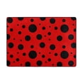 thumbnail image 7 of Area Rugs, Ladybug Pattern Washable Large Rugs for Living Room Bedroom Dining Room, Non-Slip Soft Fuzzy Indoor Rug Carpet Floor Mats for Entryway Premium Home Decor 80x58in, 7 of 7