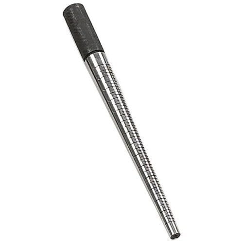 APT-TJ9710 Bijoux Anneau HD Mandrin Acier Massif, Argent avec Poignée Moletée 30cm
