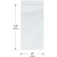 thumbnail image 2 of Plymor 6" x 12" (Pack of 100), 2 Mil Zipper Reclosable Plastic Bags, 2 of 4