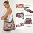 thumbnail image 3 of Sac de Courses en Toile Réutilisable avec Design Mandala et Art Folklorique – Motif Tribal Boho pour Consommateurs Éco-Responsables, 3 of 5