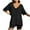 Black, variant on Amvlyk Pajama Set for Women Plus Size 2 Piece Pjs Short Sleeve Soft Elastic Waist Shorts Casual Sleepwear Fashion Two Piece Sets for Homewear Travel Outfits