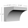 thumbnail image 2 of Ekena Millwork 7 1/4"W x 5 1/2"D x 5 1/2"H Stockport Bracket, 2 of 5