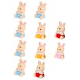 thumbnail image 4 of 10pcs Mini Rabbit Adornment Lovely Easter Rabbit Decor Cartoon Rabbit Adornment, 4 of 7